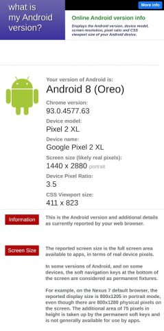 Проверка версий для Android для Android — скриншот 2