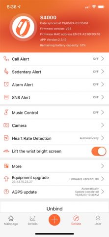 VeryFitPro для iOS — скриншот 4