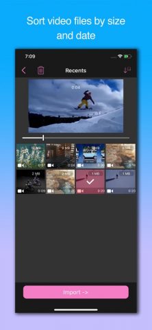 Видео Компрессор-Compressor для iOS — скриншот 2