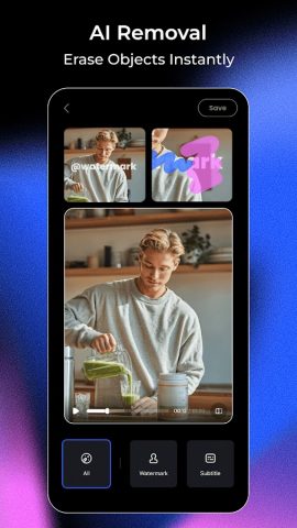 Vmake: AI Talking Video Editor для Android — скриншот 2