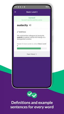 Vocabulary Builder — Test Prep для Android — скриншот 2