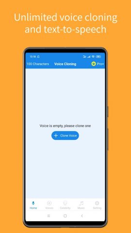 AI клонирование голоса генерат — скриншот 5