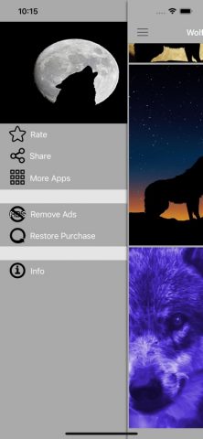 Волк Фоны HD для iOS — скриншот 4