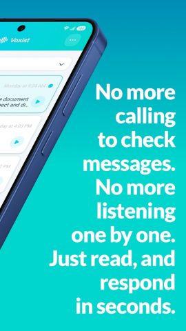Voxist: read your voicemail для Android — скриншот 2