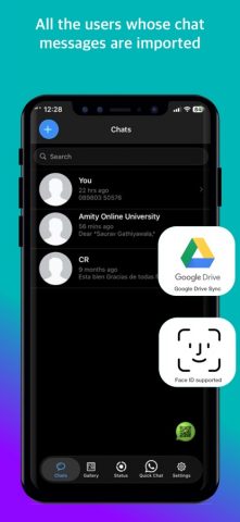 WA Chat Backup Deleted Restore для iOS — скриншот 1