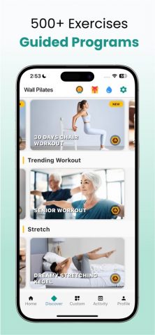 Wall Pilates Challenge & Fit для iOS — скриншот 4