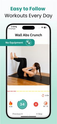 Wall Pilates Challenge & Fit для iOS — скриншот 5