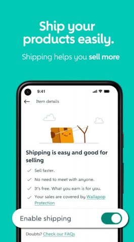 Wallapop — Sell & Buy для Android — скриншот 3