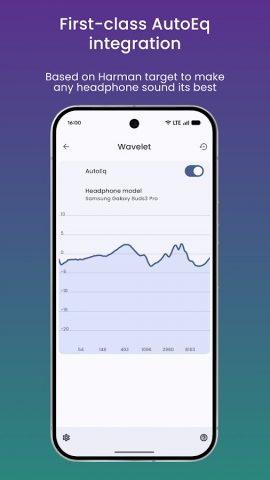 Wavelet: headphone equalizer для Android — скриншот 2
