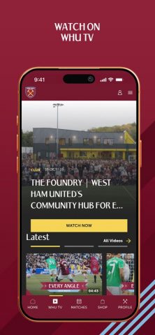 West Ham United для iOS — скриншот 3