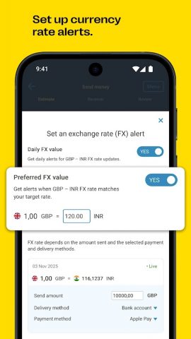 Western Union Money Transfer для Android — скриншот 4
