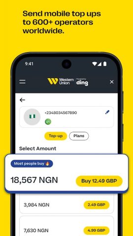 Western Union Money Transfer для Android — скриншот 5