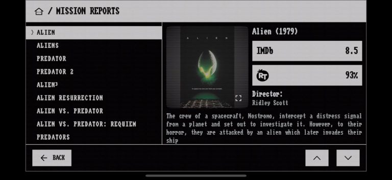Weyland-Yutani Data Archive для Android — скриншот 5