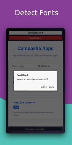 What Font: Font Detector для Android — скриншот 1