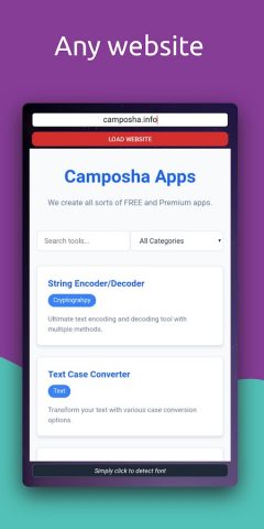 What Font: Font Detector для Android — скриншот 2