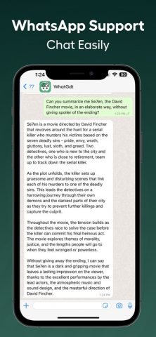 WhatGdt: Ai for Whatsapp Chat для iOS — скриншот 2