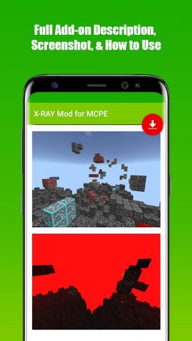 X-RAY Mod for MCPE для Android — скриншот 3