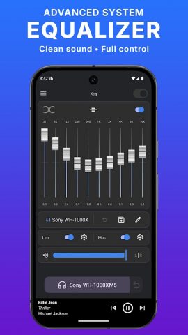 XEQ Эквалайзер — скриншот 1