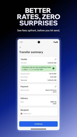 Xe Money Transfer & Converter для Android — скриншот 2