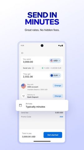 Xe Money Transfer & Converter для Android — скриншот 3
