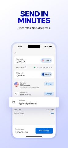 Xe Send Money & Currency для iOS — скриншот 3