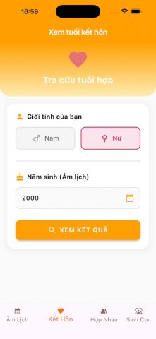 Xem Tuổi Hợp — Lịch Âm для Android — скриншот 4