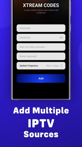 Xtream IPTV для Android — скриншот 2