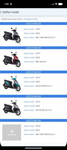 YAMAHA PartsCatalogue IDN для Android — скриншот 2