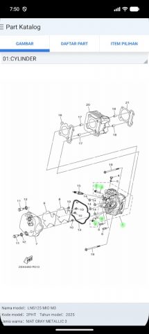 YAMAHA PartsCatalogue IDN для Android — скриншот 4