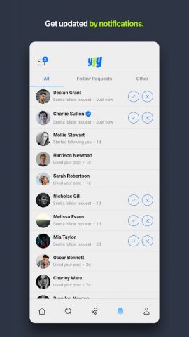 Yaay Social Media для Android — скриншот 4