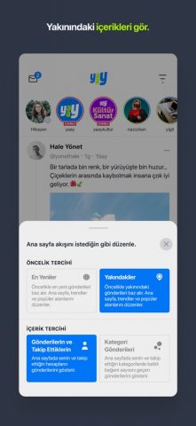 Yaay Sosyal Medya для iOS — скриншот 2