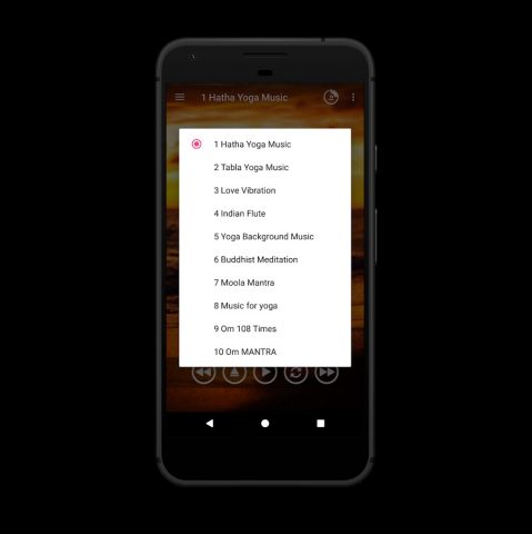 Yoga music for meditation для Android — скриншот 5