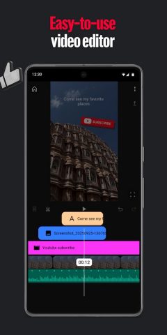 YouTube Create для Android — скриншот 1