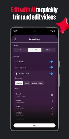 YouTube Create для Android — скриншот 3