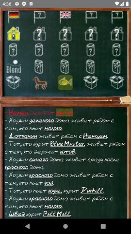 Загадка Эйнштейна для Android — скриншот 1