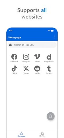 Загрузчик видео для Android — скриншот 1