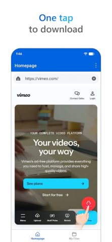 Загрузчик видео для Android — скриншот 2