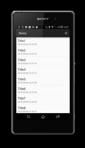 Заметки для Android — скриншот 1