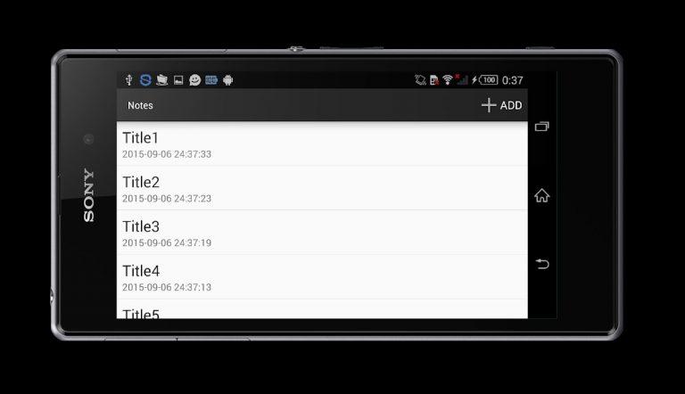 Заметки для Android — скриншот 2