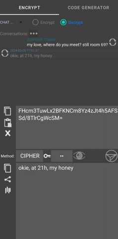 Зашифровать Расшифровать для Android — скриншот 3