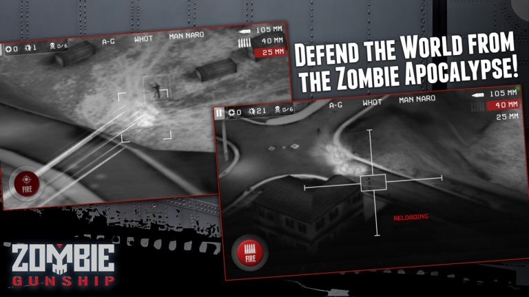 Zombie Gunship: Gun Down Zombies для iOS — скриншот 2