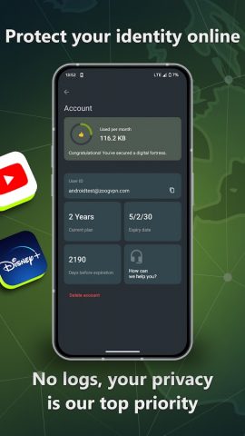 ZoogVPN — быстрый VPN для Android — скриншот 5