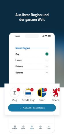 Zuger Zeitung для iOS — скриншот 2