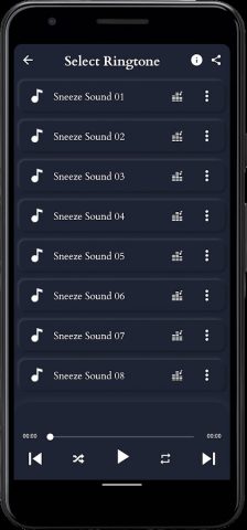 Звуки чихания для Android — скриншот 3