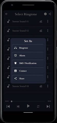 Звуки чихания для Android — скриншот 4