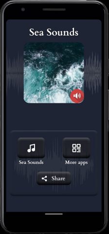 Звуки моря для Android — скриншот 1