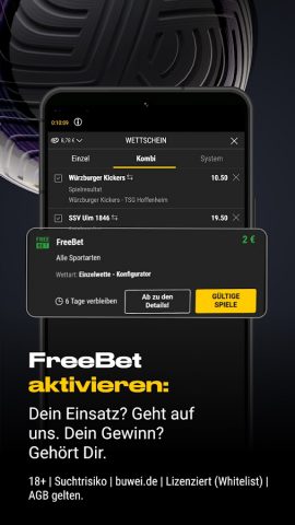 bwin Sportwetten App для Android — скриншот 4