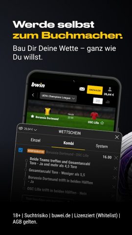 bwin Sportwetten App для Android — скриншот 5