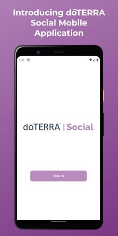 doTERRA Social для Android — скриншот 1
