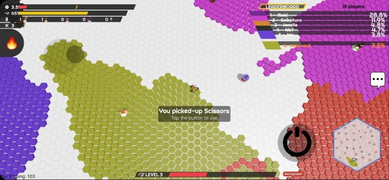 hexanaut.io — hexamoon Snake для Android — скриншот 2